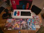 Nintendo Switch + 6 Games (Zeer Goed) (ook ruil), Ophalen of Verzenden