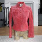 Prachtige Rode Suède jas (Maat 42) Tussenjas € 50,-, Maat 42/44 (L), Ophalen of Verzenden, Zo goed als nieuw, Rood