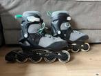 Oxelo Skeelers dames maat 41 FIT100 grijs/mint, Sport en Fitness, Skeelers, Overige merken, Inline skates 4 wielen, Gebruikt, Dames