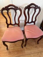 Antieke Stoelen Hout met Nagels, Ophalen