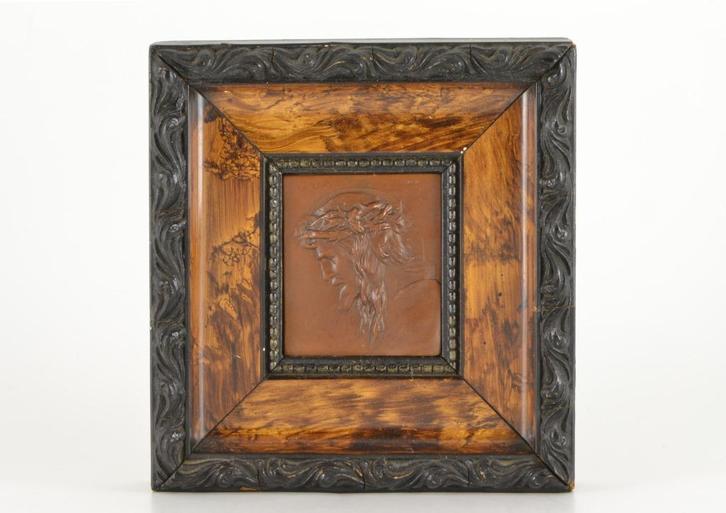 Stiasny brons Jezus, Antiek en Kunst, Antiek | Religie, Ophalen of Verzenden
