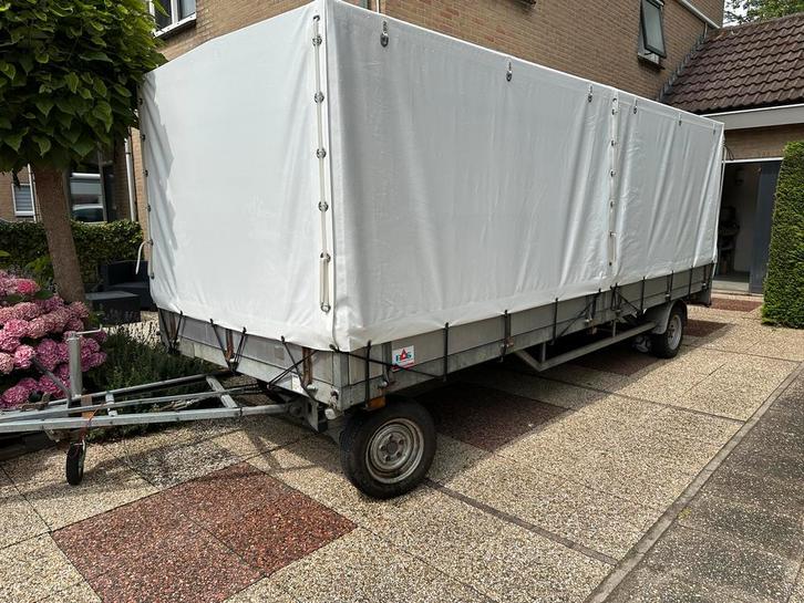 Schamel Aanhanger met huif, Auto diversen, Aanhangers en Bagagewagens, Gebruikt, Ophalen