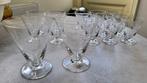 Gegraveerde wijnglazen 3 bollen set 15 stuks, Antiek en Kunst, Ophalen of Verzenden