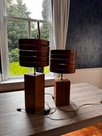 Houten Tafellampen Set, Antiek en Kunst, Ophalen of Verzenden