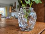 Vintage Kristallen Knoppenvaas, Gebruikt, Wit, Ophalen of Verzenden, Glas