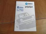 Prijslijst Simca 1967 voor Simca 1000, 1100, 1200 S, 1301, Zo goed als nieuw, Overige merken, Simca, Ophalen of Verzenden