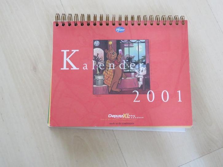 Ollie B Bommel Pfizer kalender 2001, Verzamelen, Stripfiguren, Zo goed als nieuw, Gebruiksvoorwerp, Olivier B, Bommel en Tom Poes