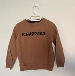 Prénatal Knapperd sweater leuke lichtbruine trui khaki 104, Jongen of Meisje, Trui of Vest, Ophalen of Verzenden, Zo goed als nieuw