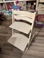 Bank Lvormig met salon tafel, eetstoelen en eettafel, Tuin en Terras, Tuinstoelen, Ophalen of Verzenden, Gebruikt, Hout