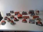 19 diverse gebouwen voor bij de H0 treinbaan, Hobby en Vrije tijd, Overige merken, Gebruikt, Gelijkstroom of Wisselstroom, Brug, Tunnel of Gebouw