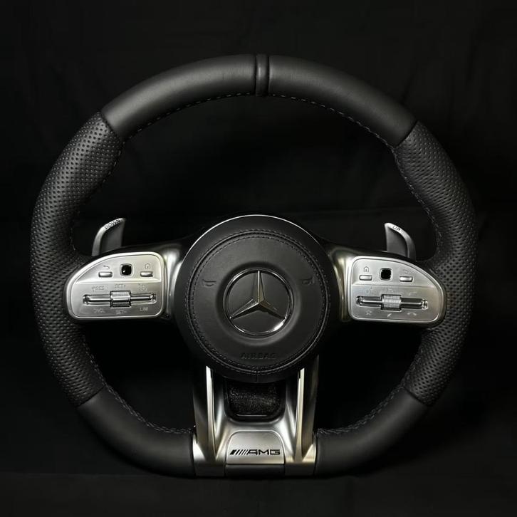 Mercedes moderne upgrade stuur compleet AMG, Auto diversen, Tuning en Styling, Ophalen of Verzenden