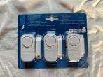 NIEUW: Raam- en deuralarm met magneetcontact, 3 stuks, Doe-het-zelf en Verbouw, Alarmsystemen, Ophalen, Nieuw, Detector, Sensor of Melder