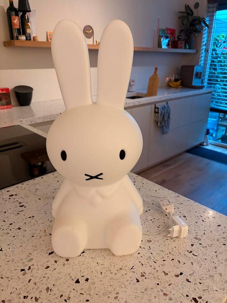 Nijntje Lamp met Dimmer, Huis en Inrichting, Lampen | Vloerlampen, Gebruikt, Minder dan 100 cm, Kunststof, Ophalen of Verzenden