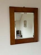 Antieke Spiegel met Houten Frame, Ophalen, Gebruikt, Minder dan 100 cm, Rechthoekig