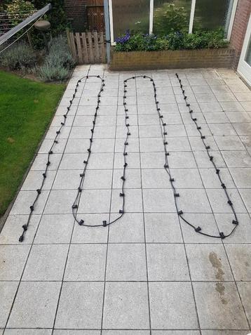 Prikkabel - feestverlichting  24 meter met 85 fittingen beschikbaar voor biedingen