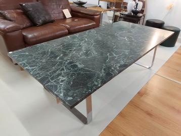 Vintage salontafel groen marmer design marble tafel  beschikbaar voor biedingen