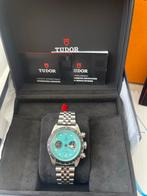 Tudor Black Bay Chrono Flamingo Blue ONGEDRAGEN/FULL STICKER, Sieraden, Tassen en Uiterlijk, Horloges | Heren, Staal, Staal, Polshorloge