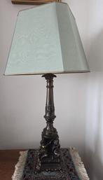 2 antieke tafellampen met engelenvoet, Ophalen