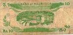 Bankbiljet:  MAURITIUS  -  10 rupees, Verzenden, Overige landen, Los biljet