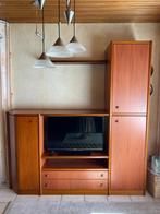 Wandkast Hulsta, Ophalen, Gebruikt, 100 tot 150 cm, Kersenhout