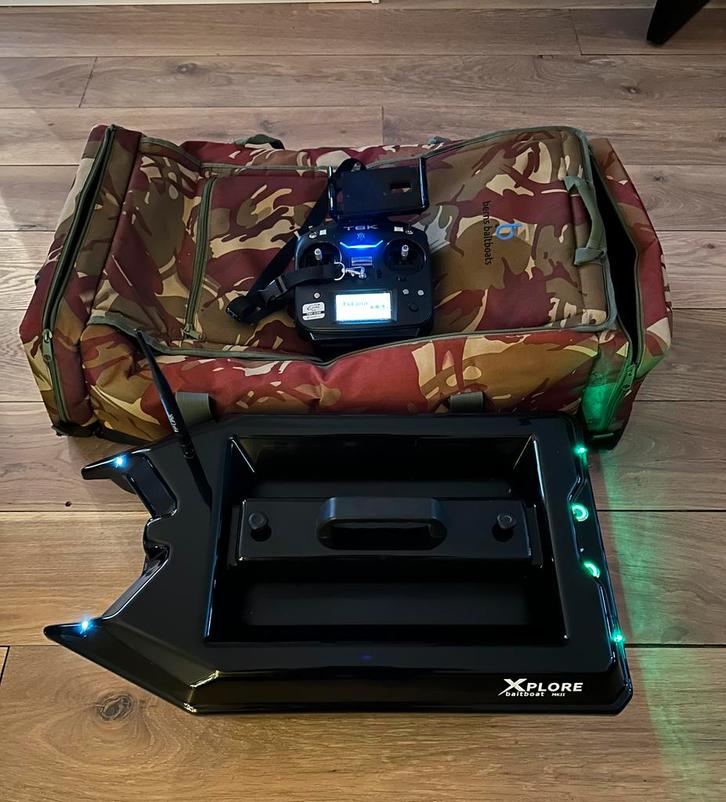 Berns MK2 voerboot met Dragonfly 5 pro en GPS/autopilot, Watersport en Boten, Hengelsport | Karpervissen, Zo goed als nieuw, Overige typen