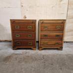 set van 2 ladekasten kapiteins kast nachtkastjes klassiek, Huis en Inrichting, Kasten | Ladekasten, Gebruikt, Aaldertgeertsstraat 43 Olst