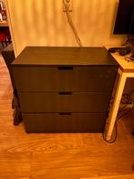 IKEA NORDLI ladekast - 3 lades - antraciet, Ophalen, Overige materialen, Minder dan 50 cm, Gebruikt