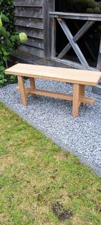 Massief eiken Tuinbankje, Ophalen, Nieuw, Hout