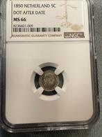 5 cent 1850 willem III MS66
