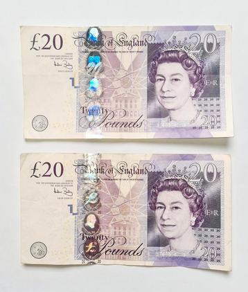 Engels biljet van £20

Pounds 2006 beschikbaar voor biedingen