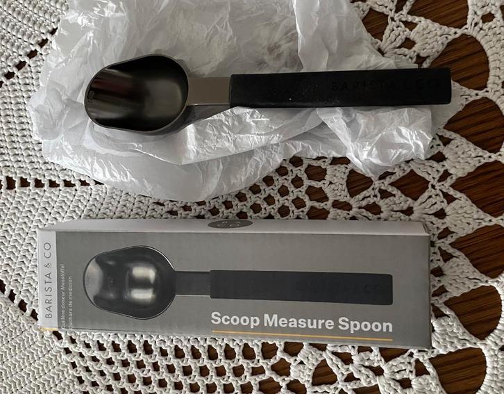 Maatschep Barista & Co The Scoop Zwart Nieuw, Huis en Inrichting, Keuken | Keukenbenodigdheden, Nieuw, Ophalen of Verzenden