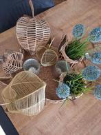 Riviera maison rattan set herfst blad, Huis en Inrichting, Ophalen, Zo goed als nieuw, Rond, Riet