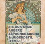 Alphonse Mucha La Lune 1902 Kunst Metalen Wandbord, Huis en Inrichting, Verzenden, Nieuw
