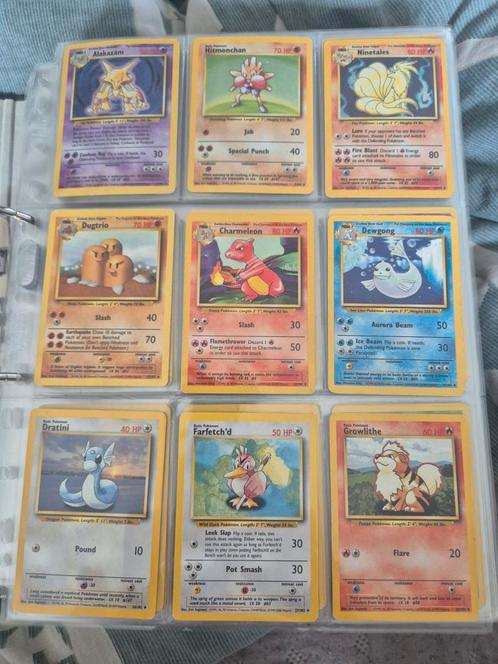 Pokemon kaarten vd base set serie, Hobby en Vrije tijd, Verzamelkaartspellen | Pokémon, Zo goed als nieuw, Ophalen