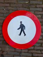 Nostalgisch Verkeersbord Jaren 60 - Ø 60cm, Ophalen of Verzenden