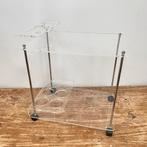 Space Age Acryl Bar Trolley 1980’s, Huis en Inrichting, Barren, Ophalen of Verzenden