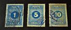 Oostenrijk 1916 Porto Mi 55-57 Gebruikt, Verzenden, Gestempeld