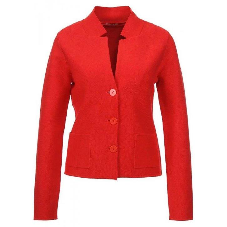 Prachtig rood Vestjasje/ blazer van Kyra 2025 niet gedragen, Kleding | Dames, Truien en Vesten, Nieuw, Maat 38/40 (M), Rood, Ophalen of Verzenden