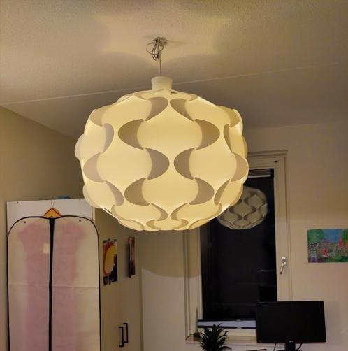 Grote witte Fillsta hanglamp ikea - design Gunnar Jensen, Huis en Inrichting, Lampen | Hanglampen, Nieuw, 75 cm of meer, Kunststof