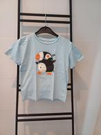 Pinguïn t-shirt, maat is voor 5 tot 6 jaar (110/116), Ophalen of Verzenden, Gebruikt, Jongen of Meisje, Shirt of Longsleeve