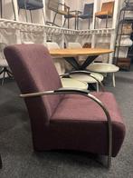 Aubergine kleurige fauteuil Woood nu 25,-, Huis en Inrichting, Fauteuils, Ophalen, Industrieweg 25, Rj, Minder dan 75 cm