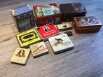 Vintage Collectie oude blikken. O,a van sigaren., Verzamelen, Blikken, Ophalen of Verzenden, Gebruikt, Koek(jes), Overige merken