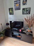 Tvmeubel zwart mangohout, Ophalen, Zo goed als nieuw, 25 tot 50 cm, Minder dan 100 cm