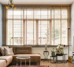 Houten Joe Benelli jaloezieen 3x, Ophalen, Gebruikt, Bruin, 200 cm of meer