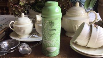 Vintage Harrods Knightsbridge theeblik/speciality teas 125gr beschikbaar voor biedingen