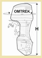 4653802 OCEANSOUTH buitenboordmotorhoes 3,5-6 pk € 37,95, Watersport en Boten, Ophalen of Verzenden, Nieuw, Motor en Techniek