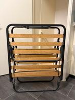 Opklapbed 1 persoons, Huis en Inrichting, Slaapkamer | Bedden, Ophalen, Eenpersoons, Beige, Zo goed als nieuw