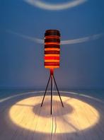 Vintage Deense Teakhout Vloerlamp Retro Design, Huis en Inrichting, Lampen | Vloerlampen, 100 tot 150 cm, Ophalen of Verzenden