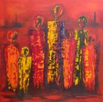 Schilderij abstract, Antiek en Kunst, Kunst | Schilderijen | Abstract, Ophalen of Verzenden