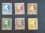 Nederland 1867, Koning Willem III, serie 3, NVPH 7 t/m 12., Postzegels en Munten, Postzegels | Nederland, Ophalen of Verzenden